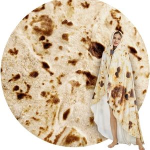 Novelty Flannel Burritos Blanket